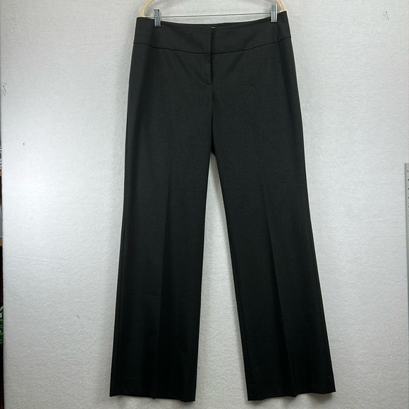 Halogen Taylor Fit Career Pants Sz 12 Dk Gray Polyester/Viscose/Spandex Like New - Picture 1 of 12